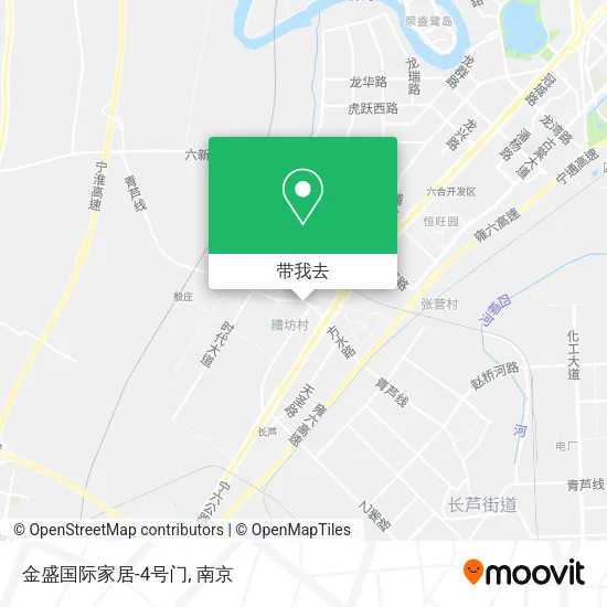 金盛国际家居-4号门地图