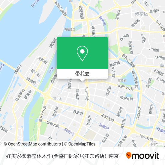 好美家御豪整体木作(金盛国际家居江东路店)地图