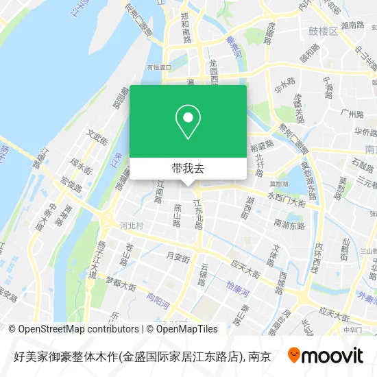 好美家御豪整体木作(金盛国际家居江东路店)地图