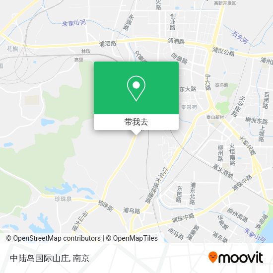 中陆岛国际山庄地图