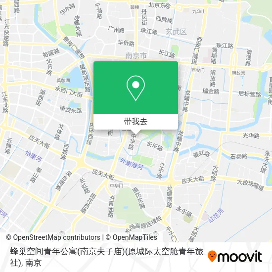 蜂巢空间青年公寓(南京夫子庙)(原城际太空舱青年旅社)地图