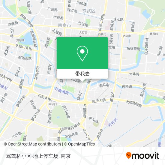 骂驾桥小区-地上停车场地图