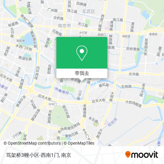 骂架桥3幢小区-西南1门地图