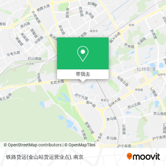铁路货运(金山站货运营业点)地图