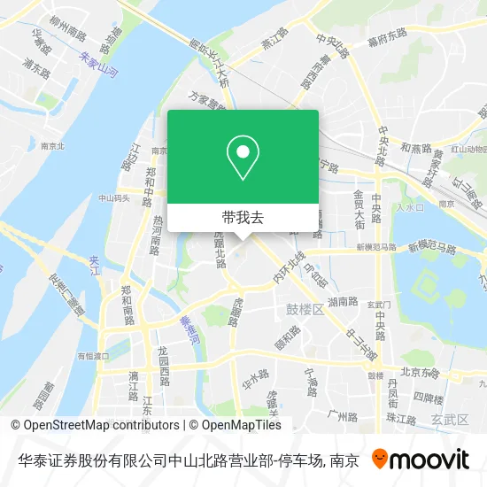 华泰证券股份有限公司中山北路营业部-停车场地图