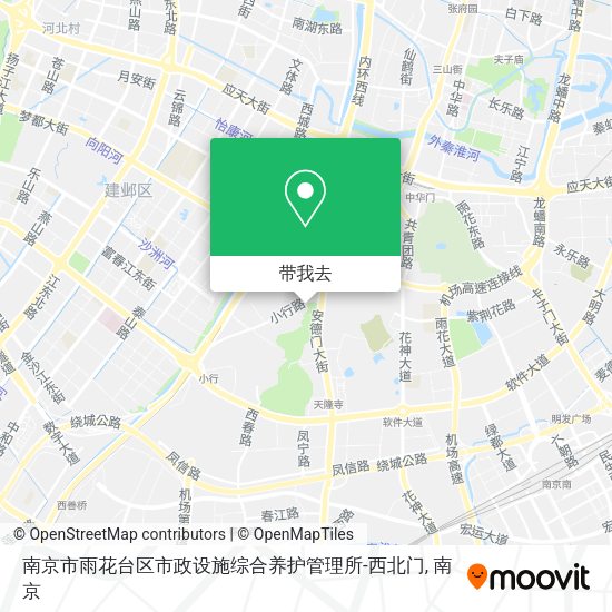 南京市雨花台区市政设施综合养护管理所-西北门地图
