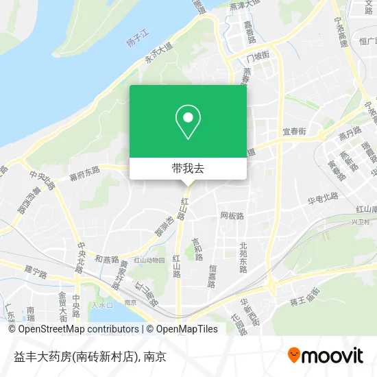 益丰大药房(南砖新村店)地图