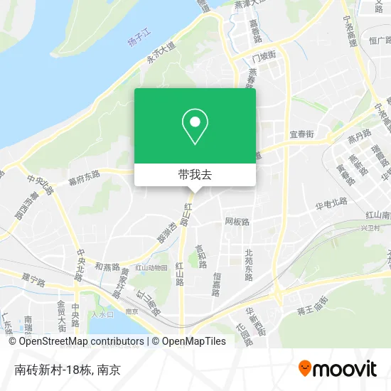 南砖新村-18栋地图
