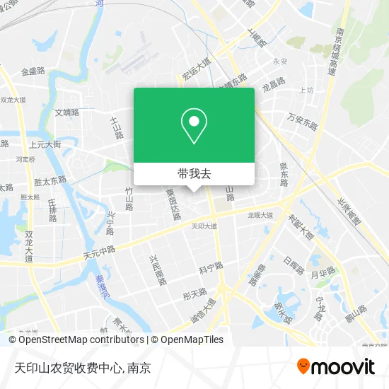 天印山农贸收费中心地图