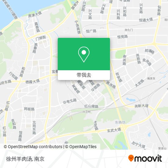 徐州羊肉汤地图