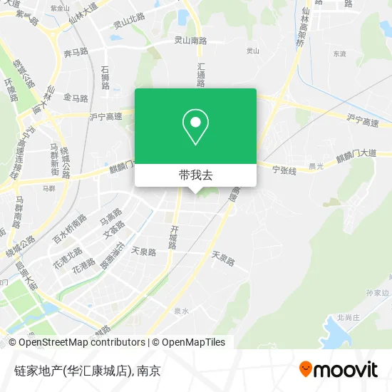 链家地产(华汇康城店)地图