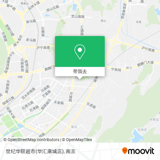 世纪华联超市(华汇康城店)地图