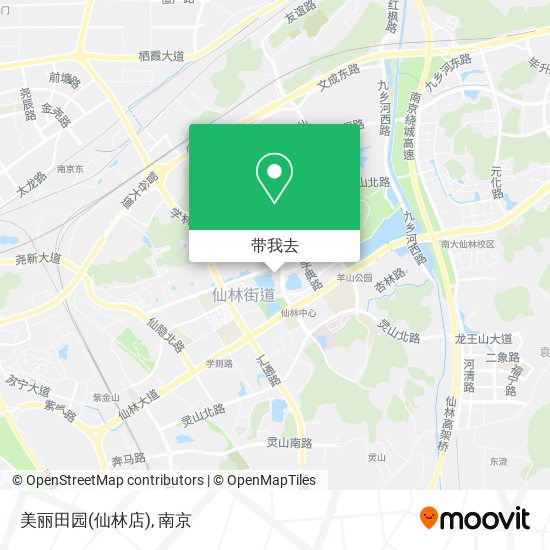 美丽田园(仙林店)地图