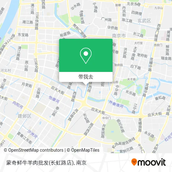 蒙奇鲜牛羊肉批发(长虹路店)地图
