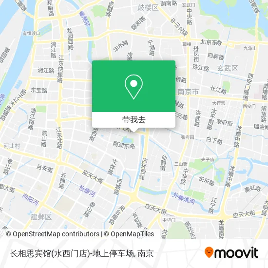 长相思宾馆(水西门店)-地上停车场地图