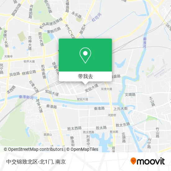中交锦致北区-北1门地图
