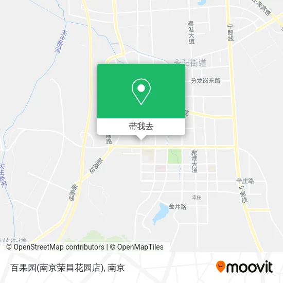 百果园(南京荣昌花园店)地图
