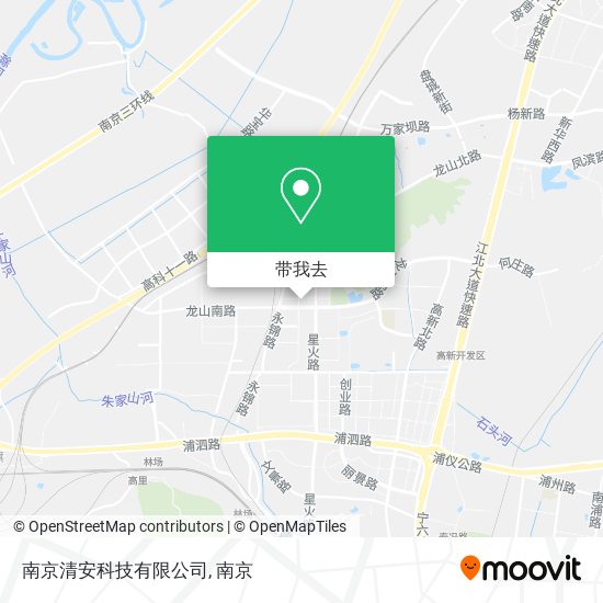 南京清安科技有限公司地图