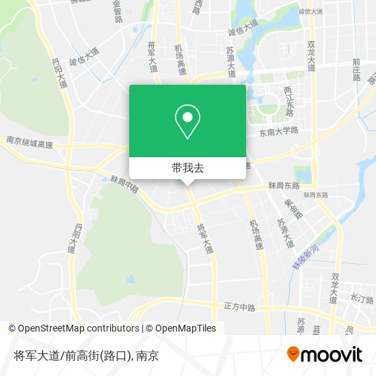 将军大道/前高街(路口)地图