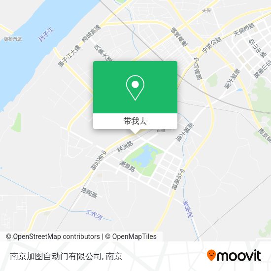 南京加图自动门有限公司地图