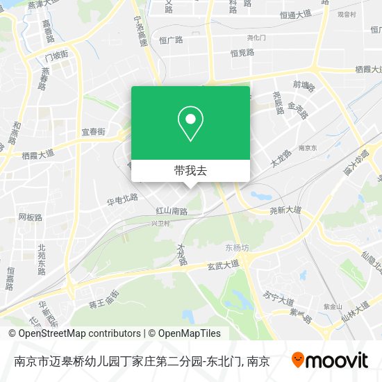 南京市迈皋桥幼儿园丁家庄第二分园-东北门地图