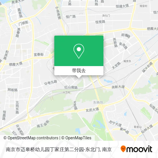 南京市迈皋桥幼儿园丁家庄第二分园-东北门地图