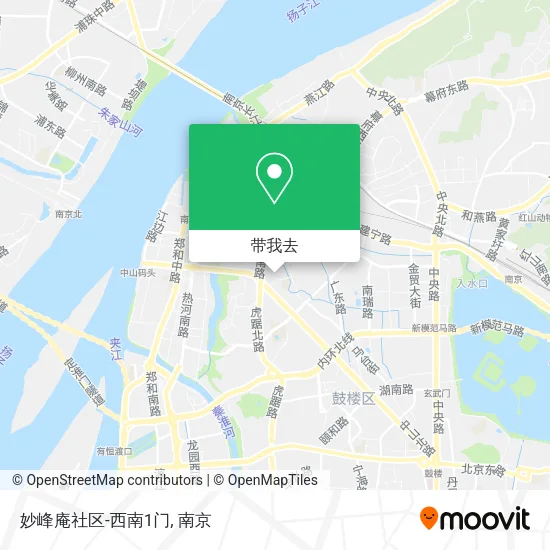 妙峰庵社区-西南1门地图