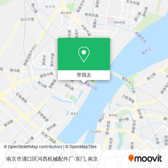 南京市浦口区河西机械配件厂-东门地图