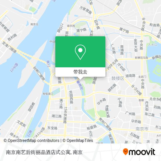南京南艺后街丽晶酒店式公寓地图