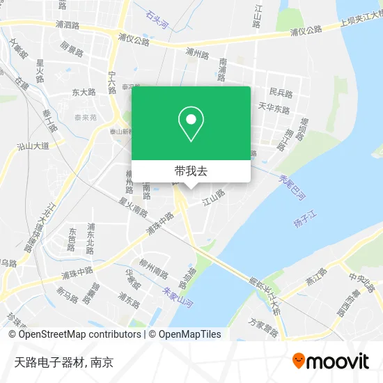 天路电子器材地图