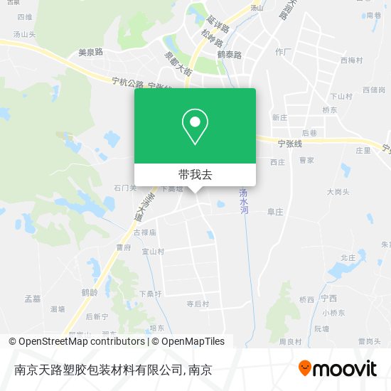 南京天路塑胶包装材料有限公司地图