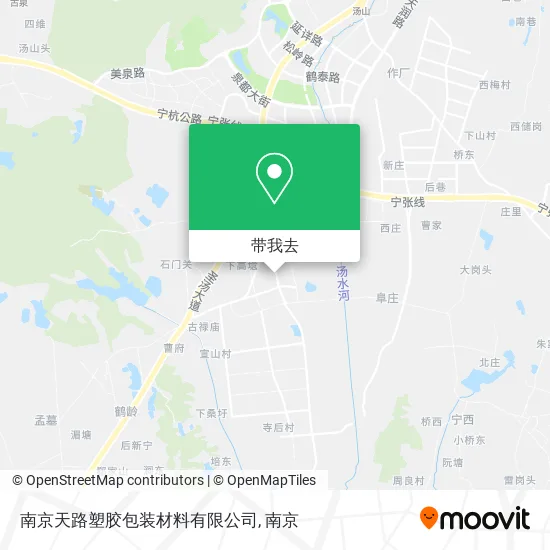 南京天路塑胶包装材料有限公司地图