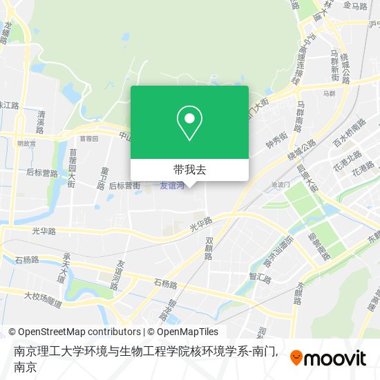 南京理工大学环境与生物工程学院核环境学系-南门地图