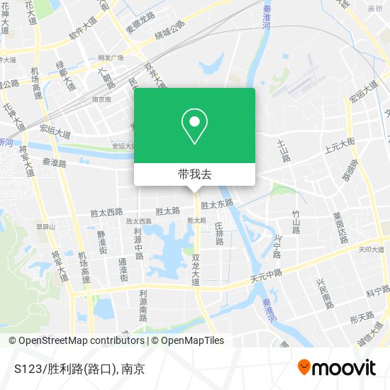 S123/胜利路(路口)地图