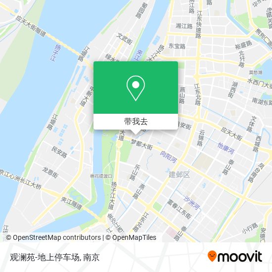 观澜苑-地上停车场地图
