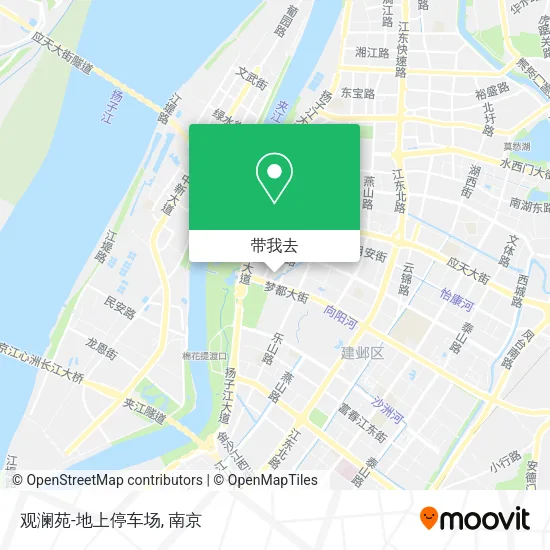 观澜苑-地上停车场地图