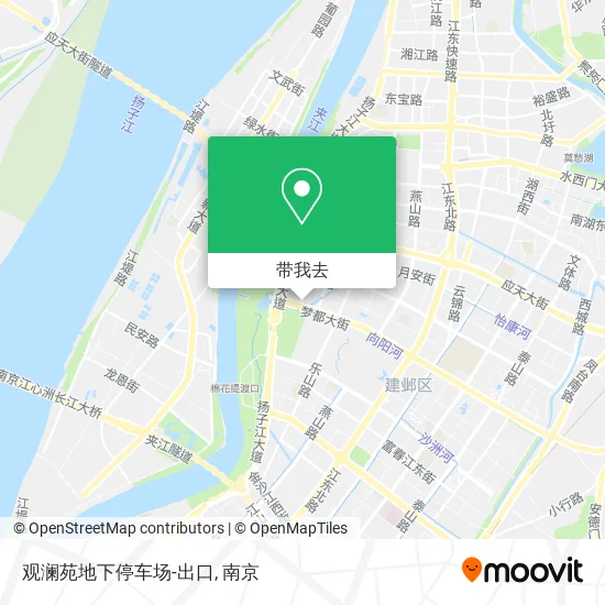 观澜苑地下停车场-出口地图
