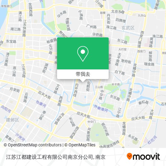 江苏江都建设工程有限公司南京分公司地图