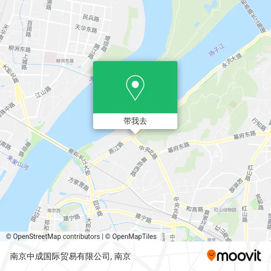 南京中成国际贸易有限公司地图