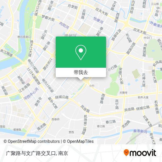 广聚路与文广路交叉口地图