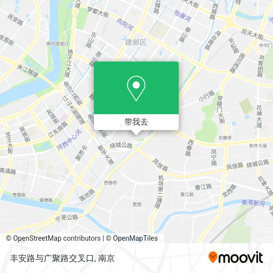 丰安路与广聚路交叉口地图