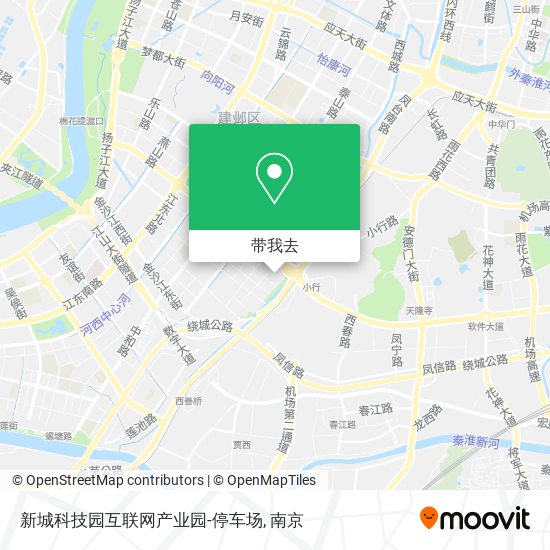 新城科技园互联网产业园-停车场地图