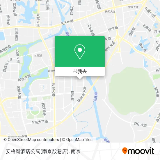 安格斯酒店公寓(南京殷巷店)地图