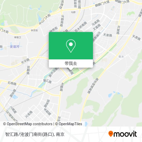 智汇路/沧波门南街(路口)地图