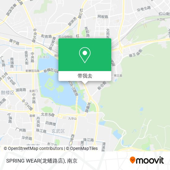 SPRING WEAR(龙蟠路店)地图