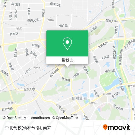 中北驾校(仙林分部)地图