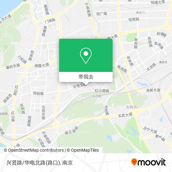 兴贤路/华电北路(路口)地图