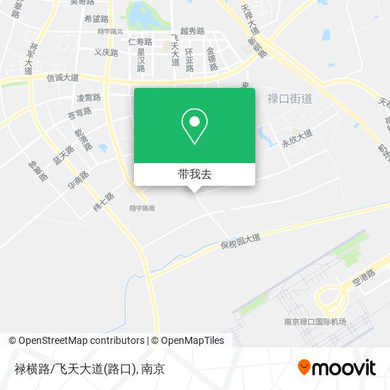 禄横路/飞天大道(路口)地图