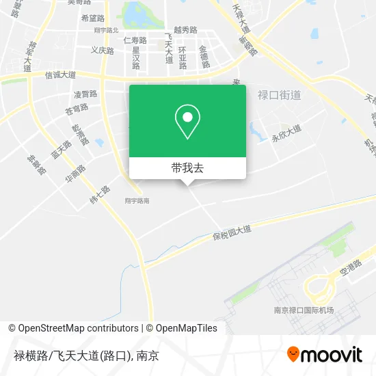 禄横路/飞天大道(路口)地图