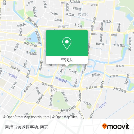 秦淮古玩城停车场地图